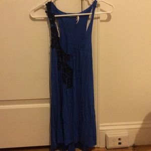 Medium blue tank top